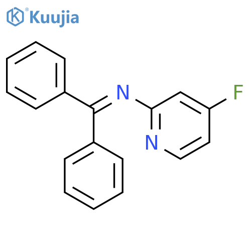 N-(4-fluoropyridin-2-yl)-1,1-diphenylmethanimine structure