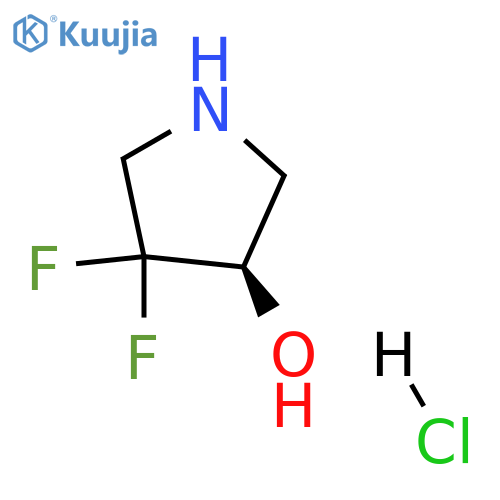 (3R)-4,4-difluoropyrrolidin-3-ol;hydrochloride structure
