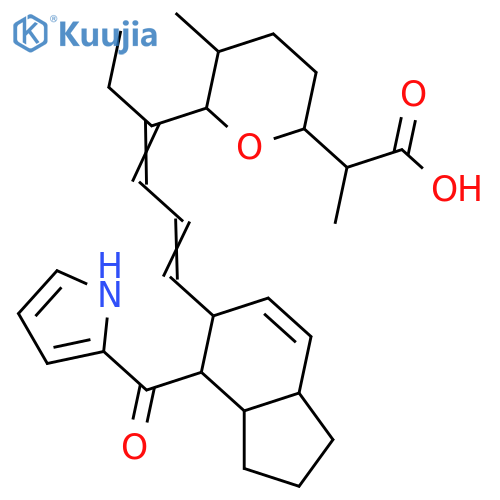 Indanomycin; 7-Epimer, 16-deethyl structure