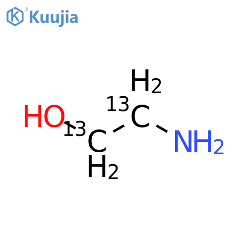 Ethanolamine-13C2 structure