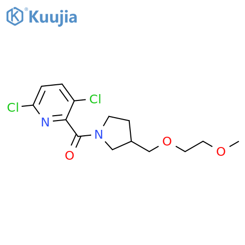 (3,6-Dichloro-2-pyridinyl)[3-[(2-methoxyethoxy)methyl]-1-pyrrolidinyl]methanone structure