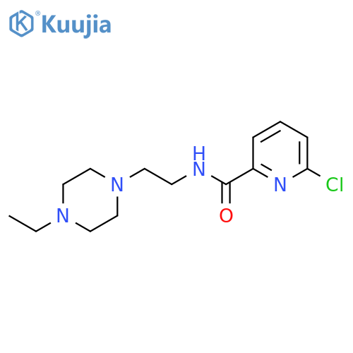 6-Chloro-N-[2-(4-ethylpiperazin-1-YL)ethyl]pyridine-2-carboxamide structure
