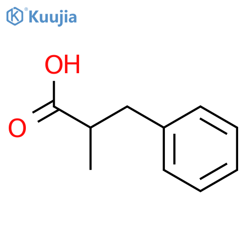 (2S)-2-methyl-3-phenylpropanoic acid structure