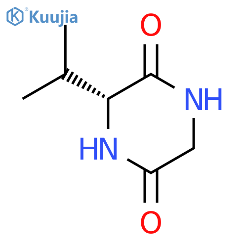 (R)-3-Isopropyl-2,5-piperazinedione structure
