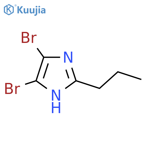 4,5-Dibromo-2-propyl-1H-imidazole structure