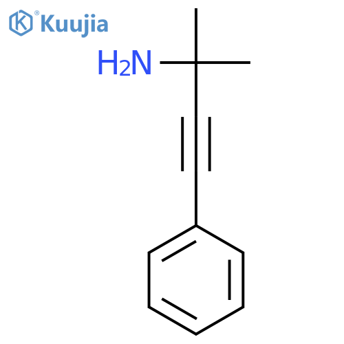 2-Methyl-4-phenyl-3-butyn-2-amine structure