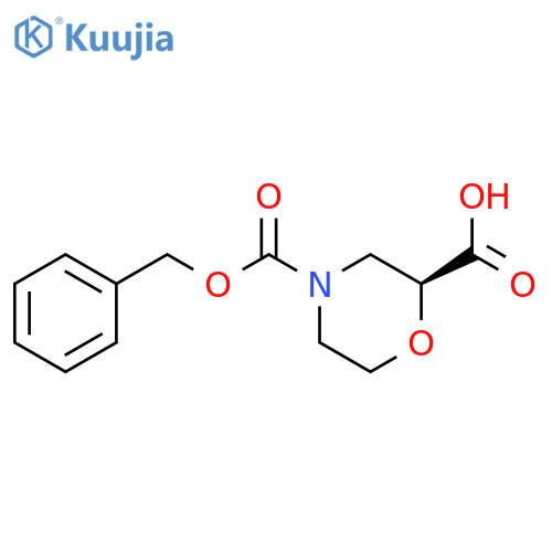 (2S)?-2,?4-?Morpholinedicarboxyl?ic Acid 4-?(Phenylmethyl) Ester structure