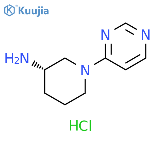 (S)-1-(Pyrimidin-4-yl)piperidin-3-aminedihydrochloride structure