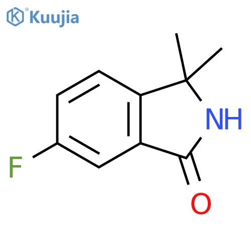6-Fluoro-3,3-dimethyl-2,3-dihydro-isoindol-1-one structure