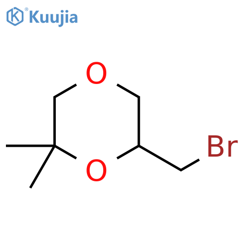 6-(Bromomethyl)-2,2-dimethyl-1,4-dioxane structure