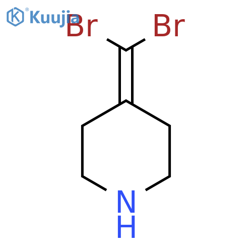 4-(Dibromomethylidene)piperidine structure