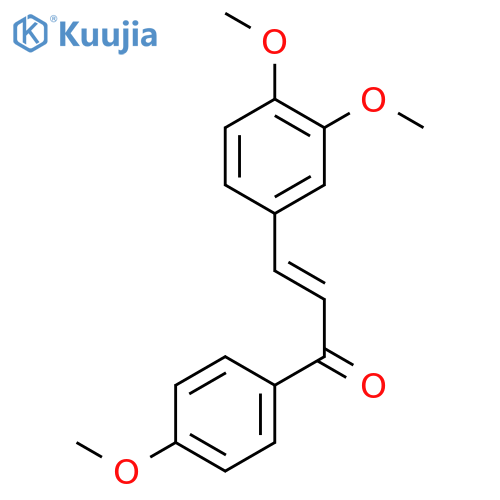 (2E)-3-(3,4-dimethoxyphenyl)-1-(4-methoxyphenyl)prop-2-en-1-one structure