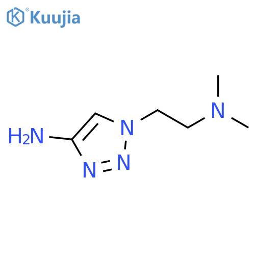 1-(2-Dimethylamino-ethyl)-1H-[1,2,3]triazol-4-ylamine structure