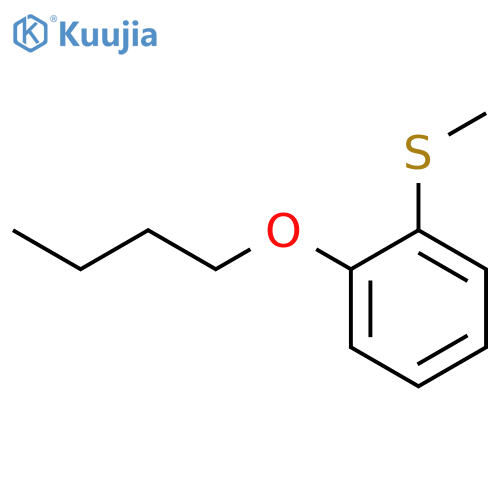 1-butoxy-2-methylsulfanylbenzene structure