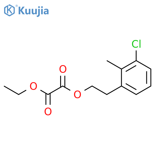 O1-[2-(3-Chloro-2-methylphenyl)ethyl] O2-ethyl oxalate structure