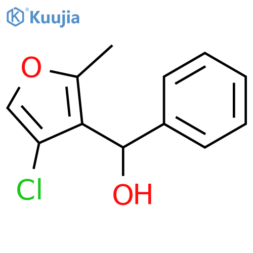 (4-CHLORO-2-METHYLFURAN-3-YL)(PHENYL)METHANOL structure