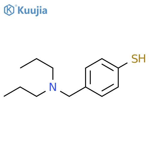 4-[(dipropylamino)methyl]benzenethiol structure