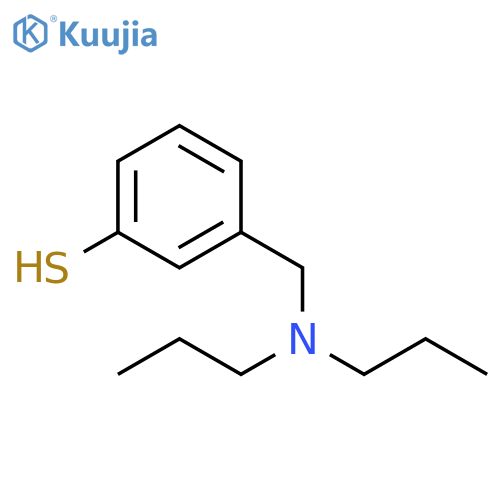 Benzenethiol, 3-[(dipropylamino)methyl]- structure