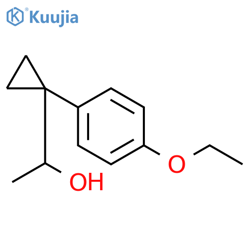 Cyclopropanemethanol, 1-(4-ethoxyphenyl)-α-methyl- structure
