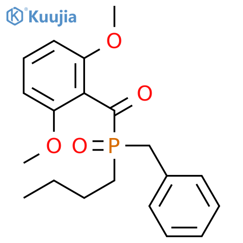 Phosphine oxide, butyl(2,6-dimethoxybenzoyl)(phenylmethyl)- structure