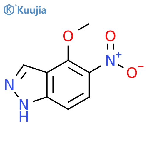 4-methoxy-5-nitro-1H-indazole structure