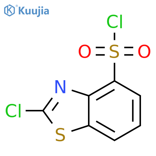 2-Chloro-1,3-benzothiazole-4-sulfonyl chloride structure