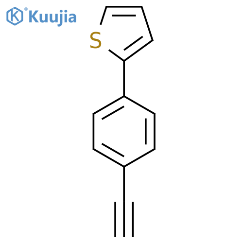 Thiophene, 2-(4-ethynylphenyl)- structure