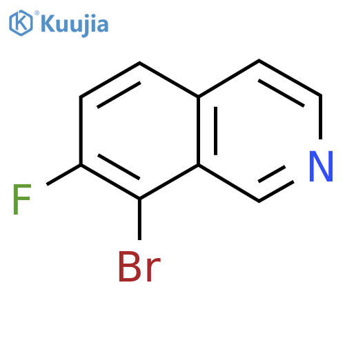 8-bromo-7-fluoro-isoquinoline structure