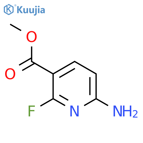 Methyl 6-amino-2-fluoropyridine-3-carboxylate structure