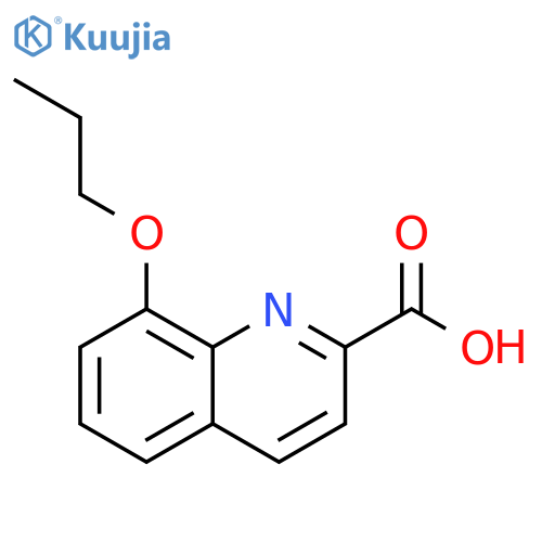 8-Propoxy-quinoline-2-carboxylic acid structure