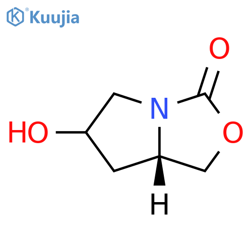 (7AS)-6-HYDROXYTETRAHYDROPYRROLO[1,2-C]OXAZOL-3(1H)-ONE structure