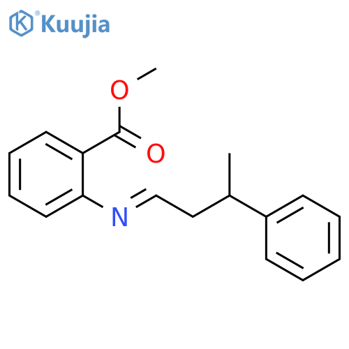 Benzoic acid,2-[(3-phenylbutylidene)amino]-, methyl ester structure
