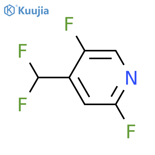 2,5-Difluoro-4-difluoromethylpyridine over potassium carbonate structure