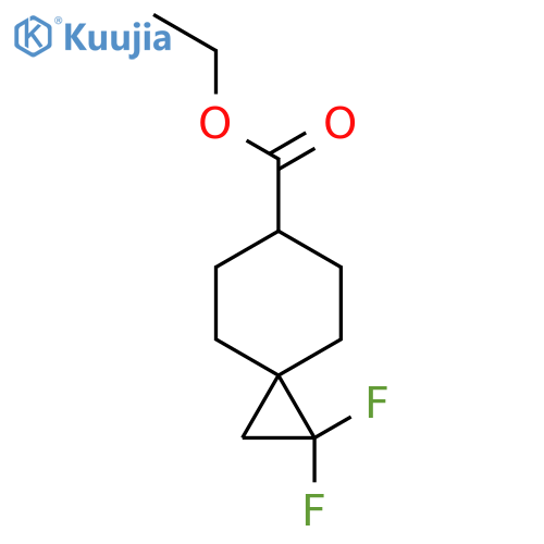 Ethyl 1,1-difluorospiro[2.5]octane-6-carboxylate structure