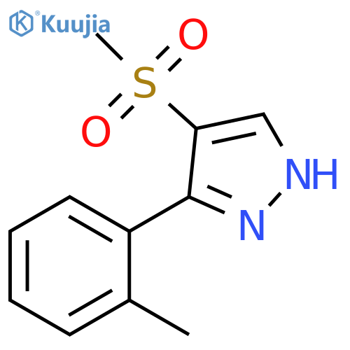 4-Methanesulfonyl-3-o-tolyl-1H-pyrazole structure