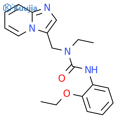 1-(2-ethoxyphenyl)-3-ethyl-3-({imidazo[1,2-a]pyridin-3-yl}methyl)urea structure