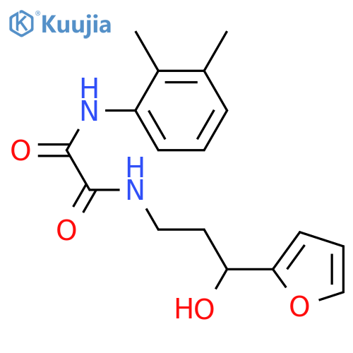 N'-(2,3-dimethylphenyl)-N-3-(furan-2-yl)-3-hydroxypropylethanediamide structure