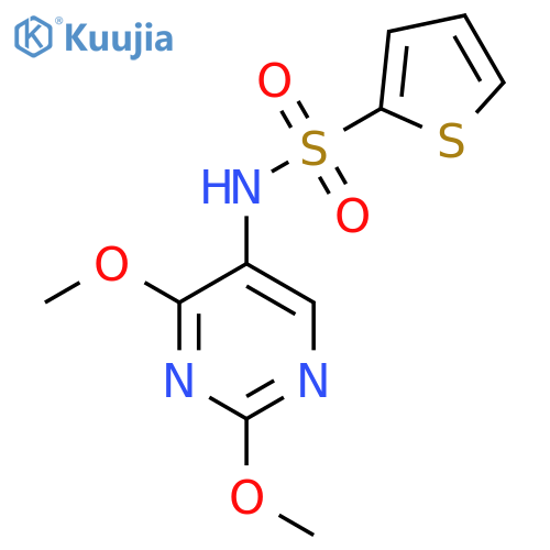 N-(2,4-dimethoxypyrimidin-5-yl)thiophene-2-sulfonamide structure