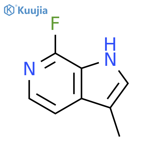 7-fluoro-3-methyl-1H-pyrrolo[2,3-c]pyridine structure