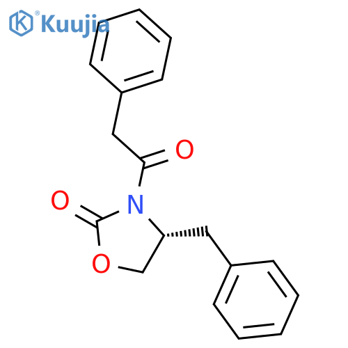 (4R)-4-Benzyl-3-(phenylacetyl)-1,3-oxazolidin-2-one structure