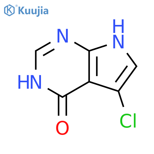 5-Chloro-7H-pyrrolo2,3-dpyrimidine-4-ol structure
