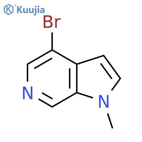 4-bromo-1-methyl-1H-pyrrolo[2,3-c]pyridine structure
