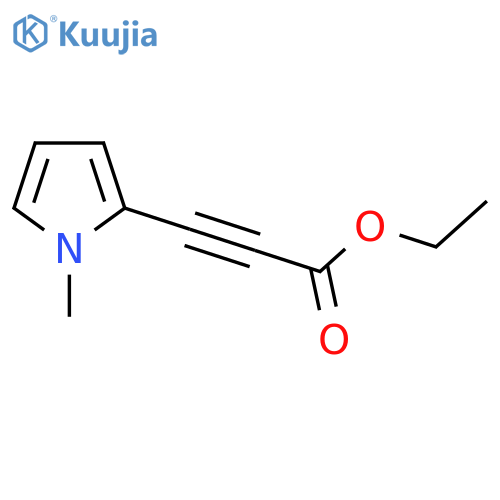 ethyl 3-(1-methyl-1H-pyrrol-2-yl)prop-2-ynoate structure