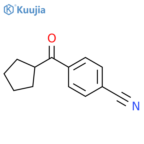 4-(cyclopentanecarbonyl)benzonitrile structure