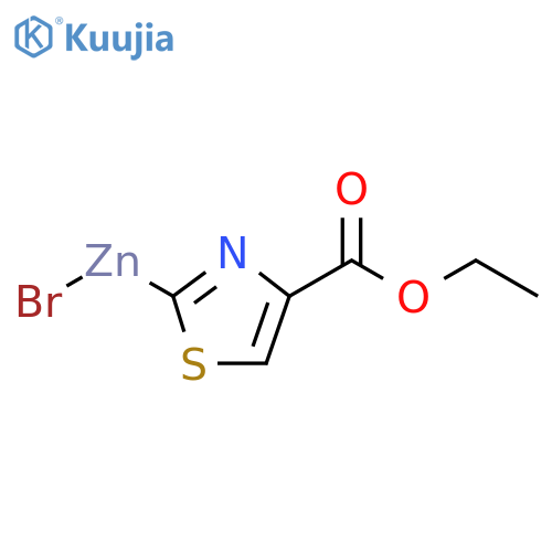 4-ethoxycarbonylthiazol-2-ylzinc bromide structure