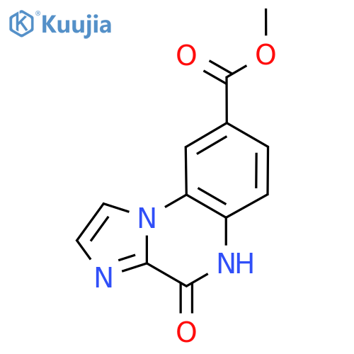 Methyl 4-oxo-4,5-dihydroimidazo[1,2-A]quinoxaline-8-carboxylate structure