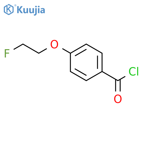 Benzoyl chloride,4-(2-fluoroethoxy)- structure