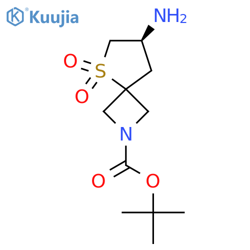 tert-butyl 7-amino-5,5-dioxo-5lambda6-thia-2-azaspiro3.4octane-2-carboxylate structure