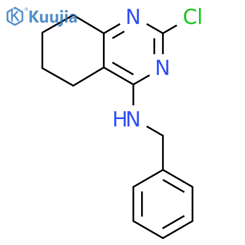 N-benzyl-2-chloro-5,6,7,8-tetrahydroquinazolin-4-amine structure