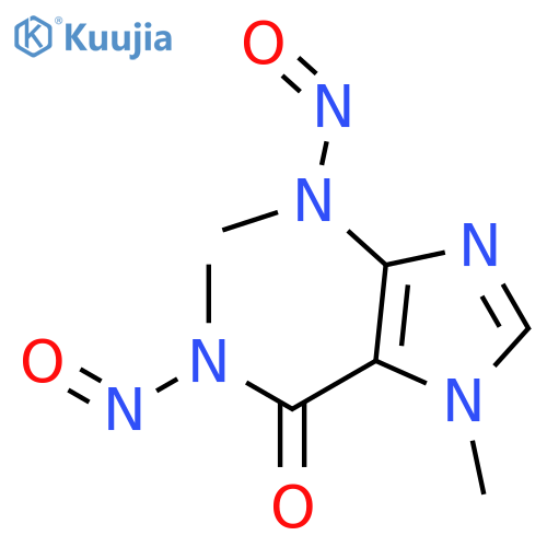 1H-Imidazole-5-carboxamide,N,1-dimethyl-4-(methylnitrosoamino)-N-nitroso- structure